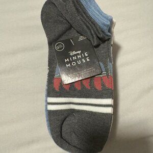 9 Pack Women's Disney Minnie Mouse Socks, NWT